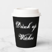 Spooky Witches Halloween Papieren beker (Achterkant)