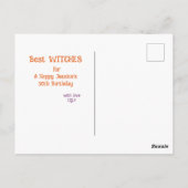 Spooky Witches Halloween Party Briefkaart (Achterkant)