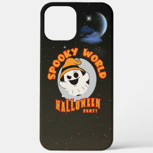 Spooky World Halloween Feest iPhone 12 Pro Max Hoesje