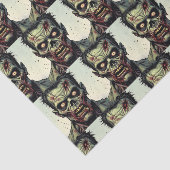 Spooky Zombie Halloween Tissuepapier (Detail)