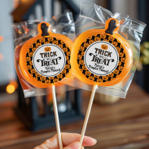 Spooky Zwart Sinaasappel Pompoen Boy Halloween Ver