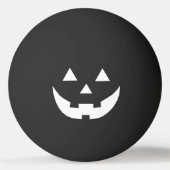 Spooky zwart wit Jack o lantaarn grappig Halloween Pingpongballen (Achterkant)