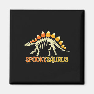 Spookysaurus Candy Corn Dinosaur Skelet Gelukkig H Magneet
