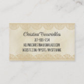 Spool of thread & bouton people dentelle carte à c (Dos)