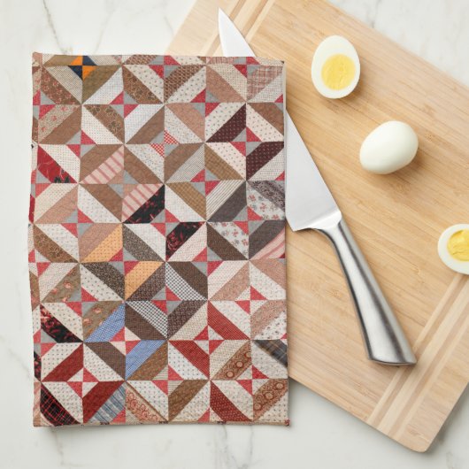 Spool quilt Serviettes de cuisine (Quart Plié)