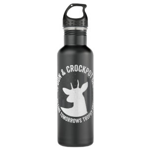 Spoon And Crockpot Club Funny Deer Hunting Waterfles