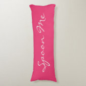 "Spoon Me" nom personnalisé et coussin de corps co (Devant (Vertical))