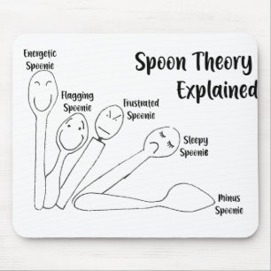 Spoon Theory uitgelegd Muismat