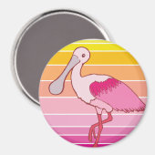 Spoonbill Magnet Magneet (Voorkant / Achterkant)
