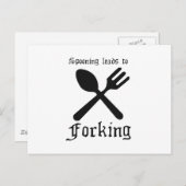 SPOONEN LEIDEN TOT VERVORMING BRIEFKAART (Voorkant / Achterkant)