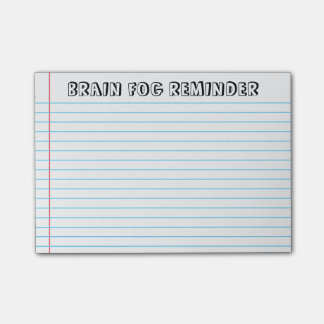 Spoonie - Brain Fog Post-It Notes-Maladie Chroniqu