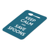 Spoonie-Keep Calm en Spaar Lepels magneet (Linkerzijde)