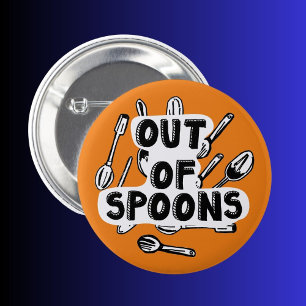 Spoonie pin badge ronde button 5,7 cm