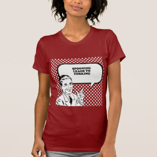 SPOONING LEIDT TOT HET VORMEN VAN T-shirt