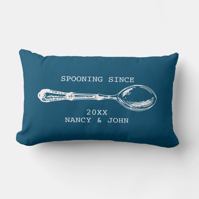 Spooning Sinds Grappig master bedroom huwelijkscad Kussen (Voorkant)