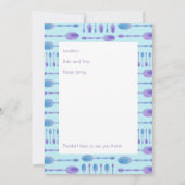 Spoons Kitchen Événement Invitation (Dos)