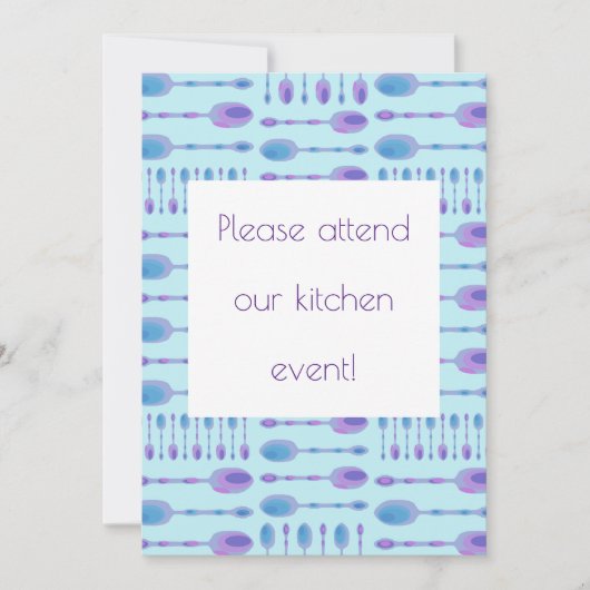 Spoons Kitchen Event Uitnodiging (Voorkant)