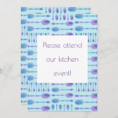 Spoons Kitchen Event Uitnodiging (Voorkant / Achterkant)
