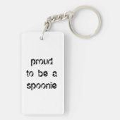 Spoonteller Sleutelhanger (achterkant)