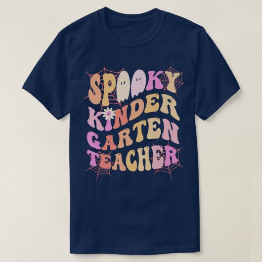 SPOOOKY KINDER GARTEN-TEACHERkostuum Dit is mijn v T-shirt (Design voorkant)