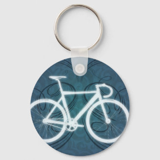 Spoor Bike - blauw tattoo Sleutelhanger
