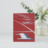 Spoor en veld briefkaart (Staand voorkant)