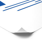 Spoor en Veldboeg Lang Je runt I Fly Perfect Poster (Hoek)