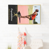 Spoor runner felicitaties afstuderen Foto Spandoek (Insitu)