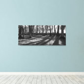 Spoorbomen Canvas Afdruk (Insitu (Houten vloer))