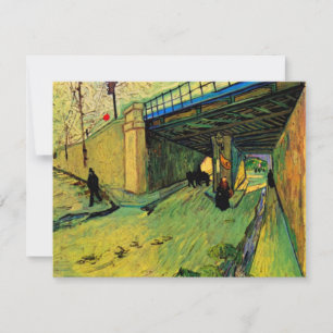 Spoorbrug over Montmajour door Vincent van Gogh