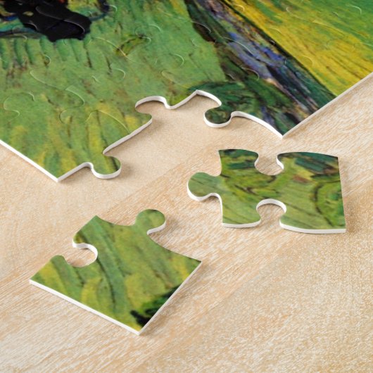 Spoorbrug over Montmajour door Vincent van Gogh Legpuzzel (Zijkant)