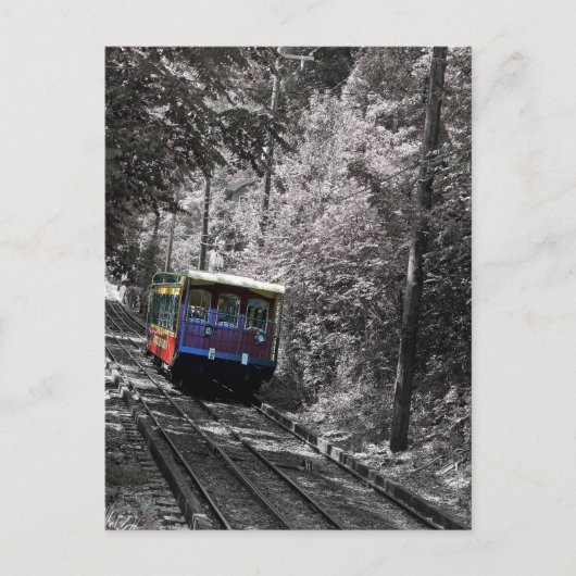 spoorlijn briefkaart (Voorkant)