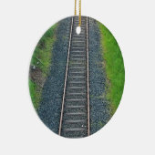 Spoorlijn in Natuur, landschap Keramisch Ornament (Rechts)