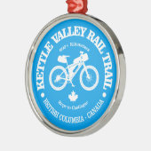 Spoorlijn Kettle Valley (fietsen) Metalen Ornament (Links)
