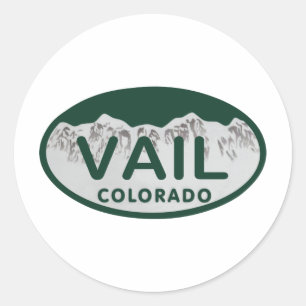 Spoorstaafovaal Ronde Sticker