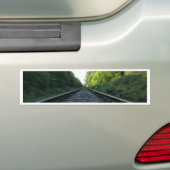 Spoortracés Bumpersticker (Op auto)