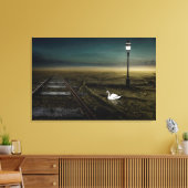 Spoorweg 2013 canvas afdruk (Insitu (Woonkamer))