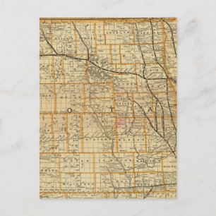 Spoorweg 2 St Paul, Minneapolis en Manitoba Briefkaart