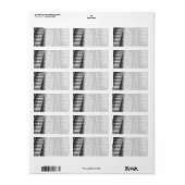 Spoorweg Afbeelding. Etiket (Full Sheet)