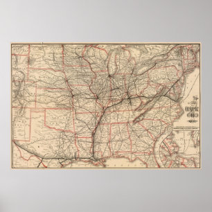 Spoorweg Chesapeake en Ohio Poster