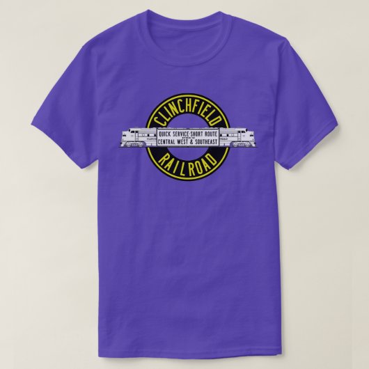 spoorweg Clinchfield T-shirt (Design voorkant)