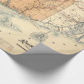  spoorweg Connecticut (1893) Cadeaupapier (Hoek)