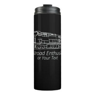 Spoorweg Enthusiast Diesel Train Locomotive Fan Thermosbeker