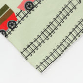Spoorweg Fleece Deken (Hoek)