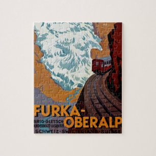 Spoorweg Furka-Oberalp Legpuzzel