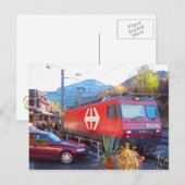 Spoorweg Hassliberg 1 Briefkaart (Voorkant / Achterkant)