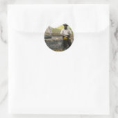  spoorweg Hobo Ronde Sticker (Tas)