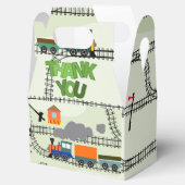 Spoorweg Kinder treinen & sporen Favor Boxen Bedankdoosjes (Geopend)