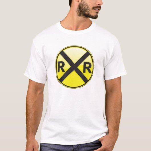 Spoorweg kruising... t-shirt (Voorkant)