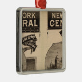 Spoorweg New York Central en Hudson Metalen Ornament (Rechts)